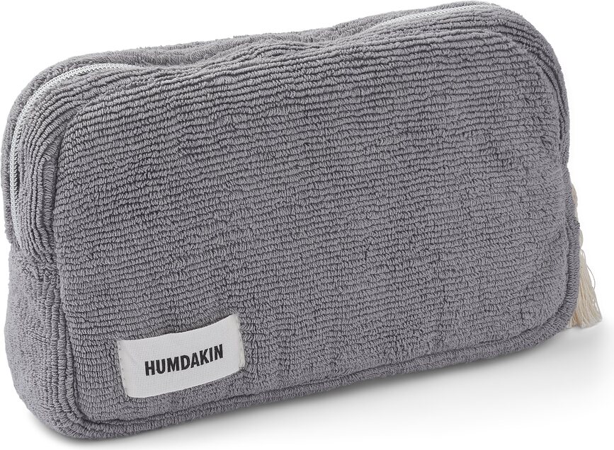 Humdakin Terry Kosmetiktasche 22 cm grau