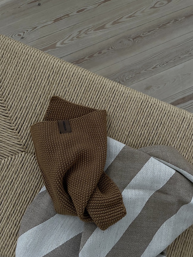 Humdakin Torchons de Cuisine à rayures, 45 x 70 cm, bleus, Lot de 2