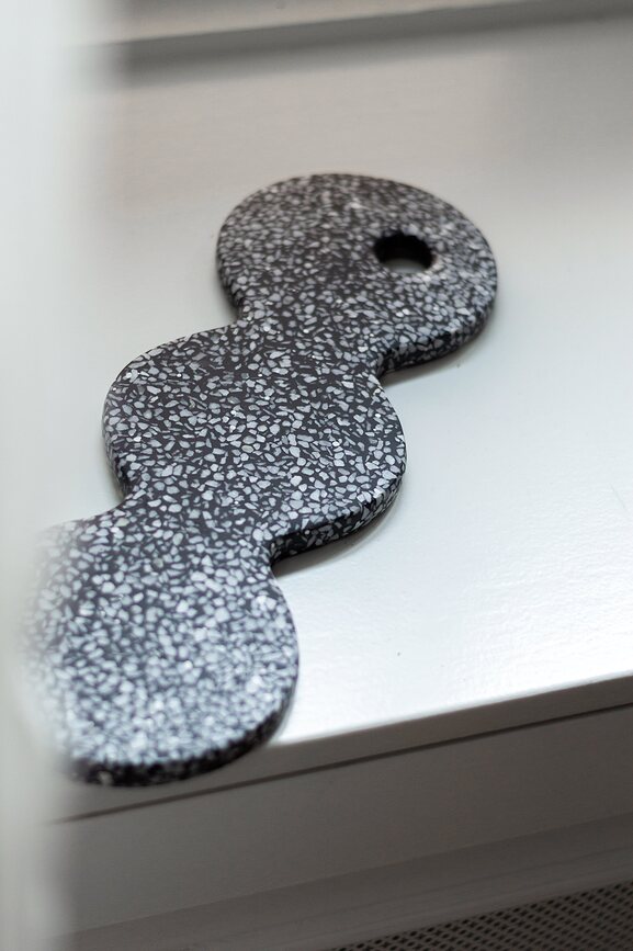 Humdakin Torino Δίσκος διακοσμητικός, terrazzo, μπεζ