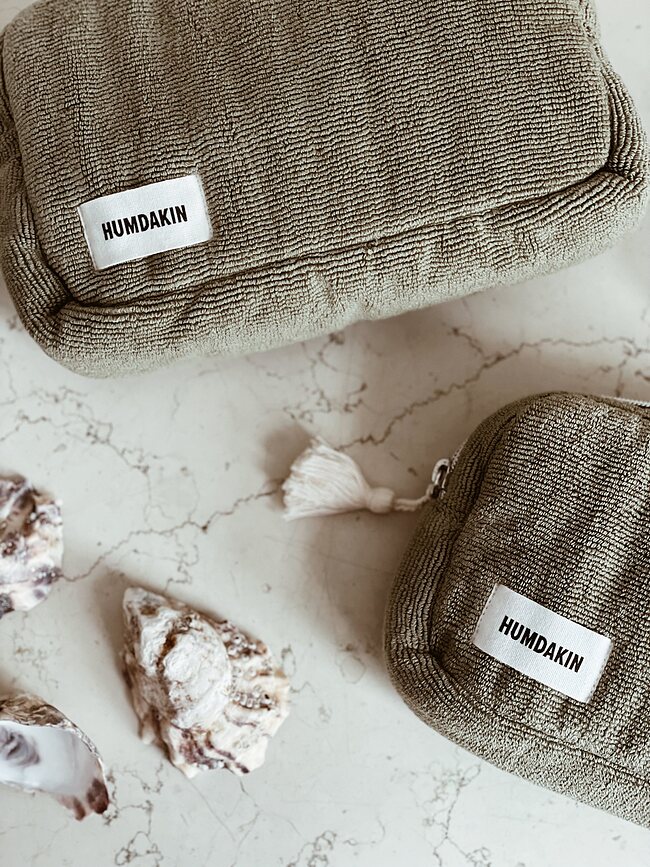 Humdakin Terry Trousse de Toilette 17 cm, grise