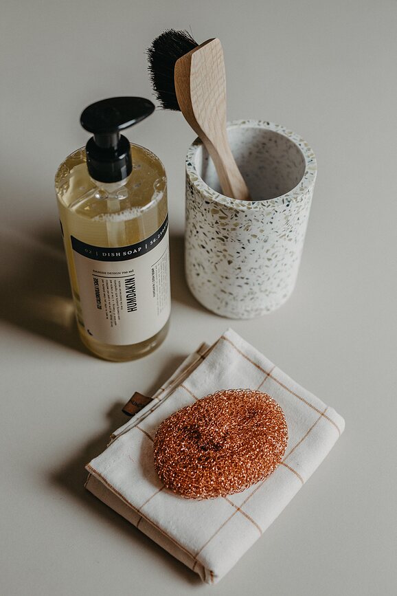 Humdakin Vase terrazzo, 14 cm, vert