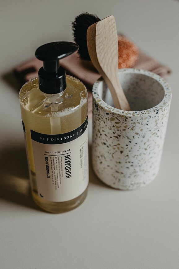 Humdakin Vaza Terrazzo 14 cm zelena