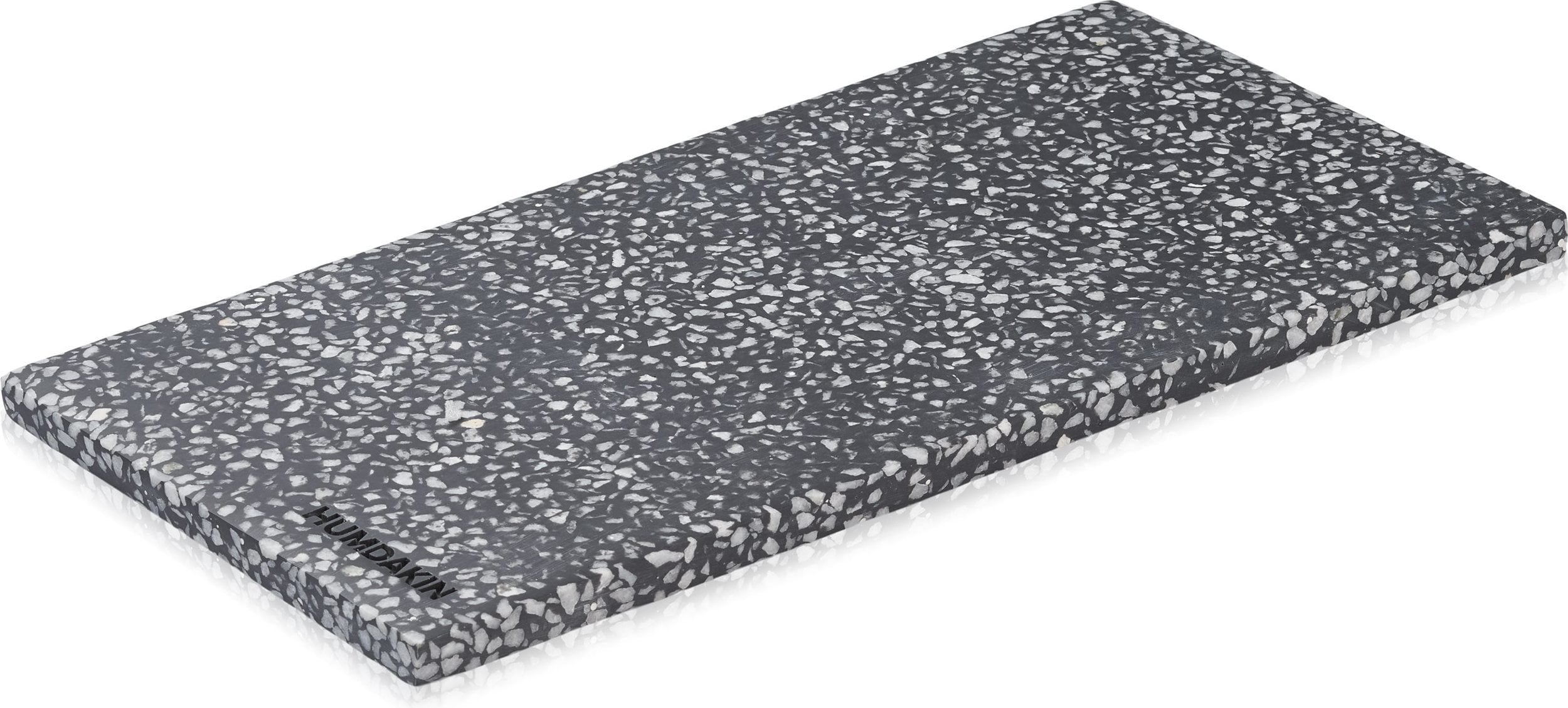 Humdakin Venice Terrazzo Dekoratives Tablett 33 cm schwarz