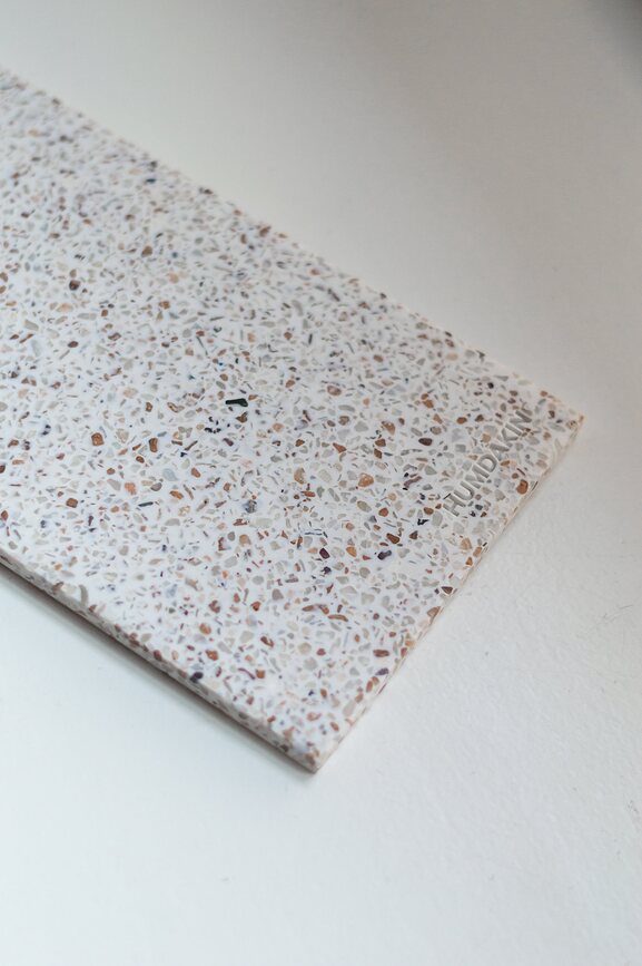 Humdakin Venice Terrazzo Plateau Décoratif, 33 cm, beige