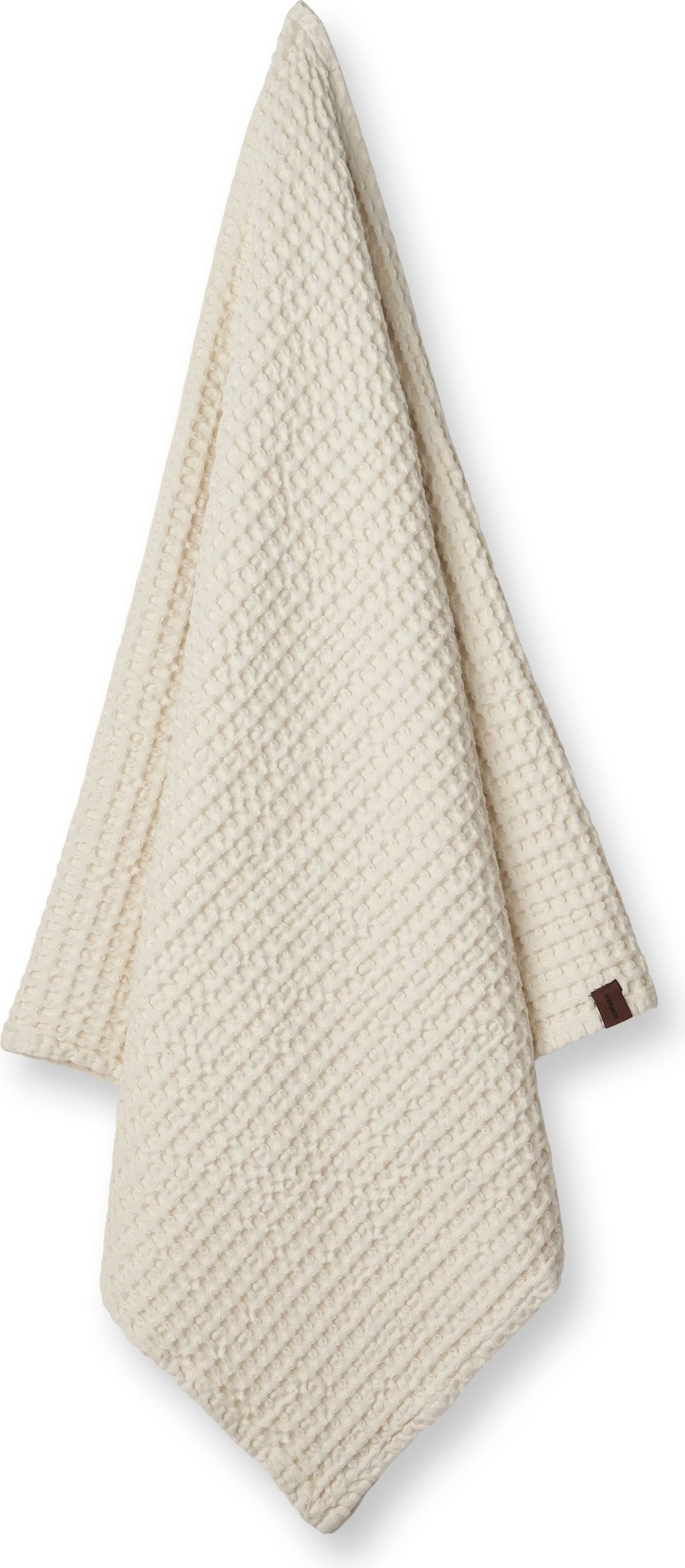 Badetücher und Duschtücher Humdakin Waffle Badetuch 70 X 135 Cm Cremefarbig