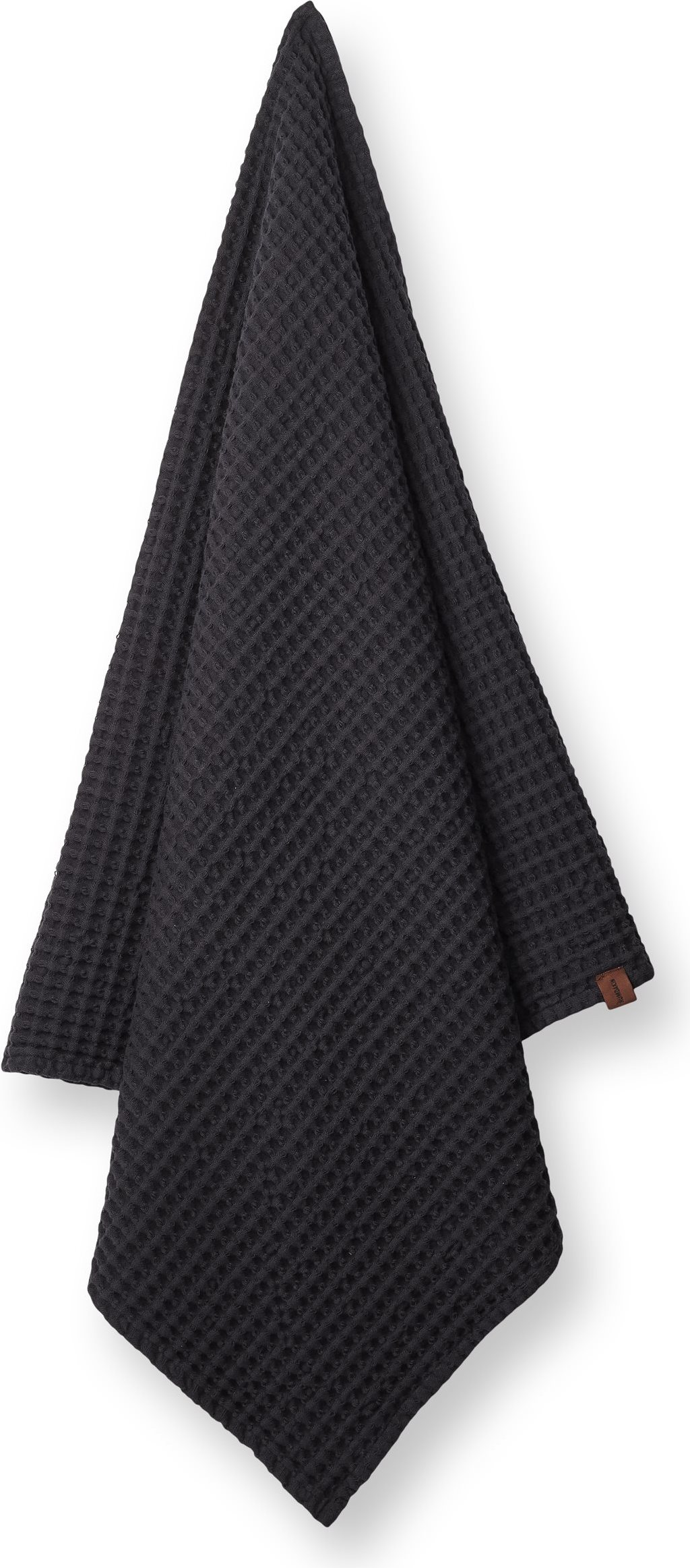 Humdakin Waffle Badetuch 70 x 135 cm Kohlefarben