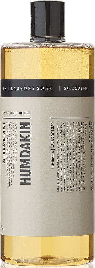 Jabón de lavandería Humdakin Rhubarb & Birch, 1 l