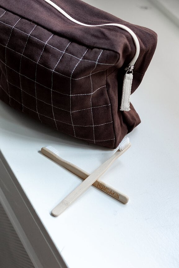 Neceser Humdakin, 20 x 28 cm, marrón