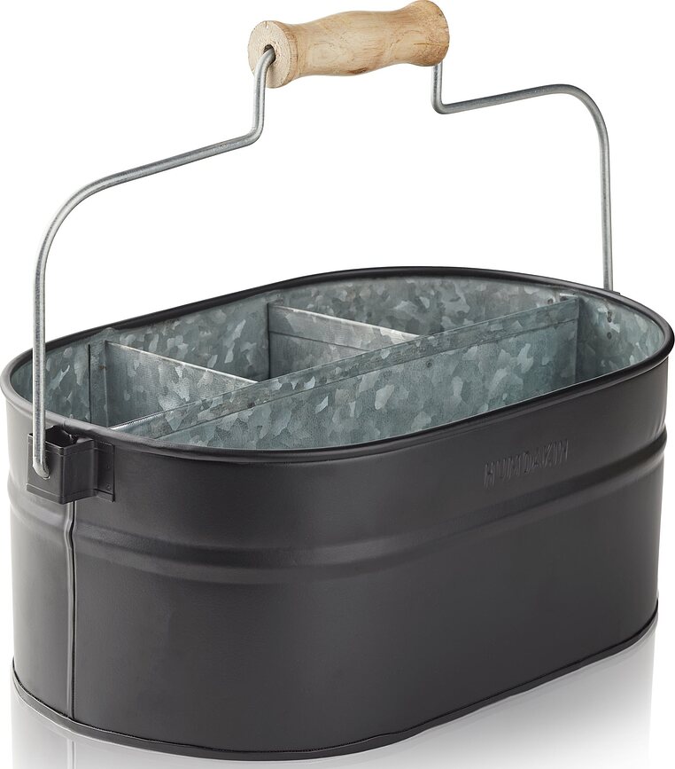 Organizador para productos de limpieza Humdakin System, negro mate