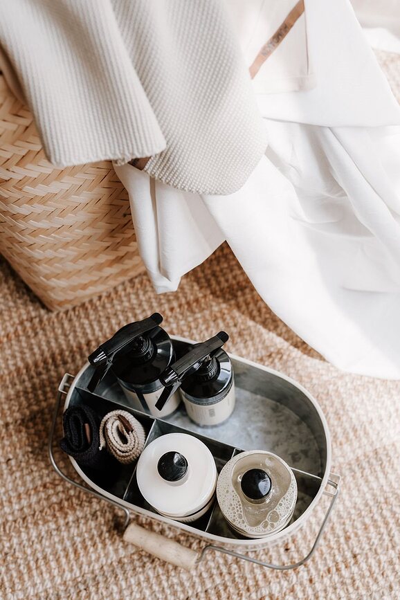 Organizador para productos de limpieza Humdakin System, beige