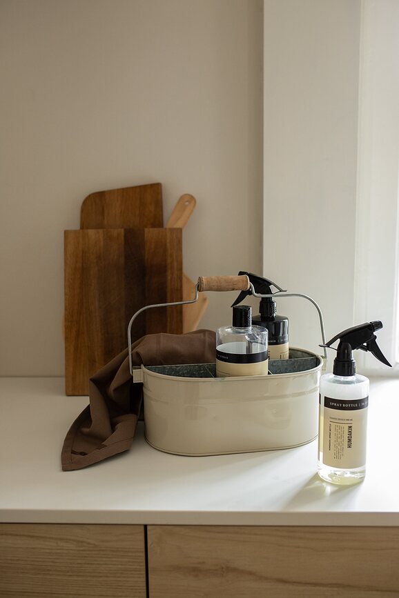 Organizador para productos de limpieza Humdakin System, beige