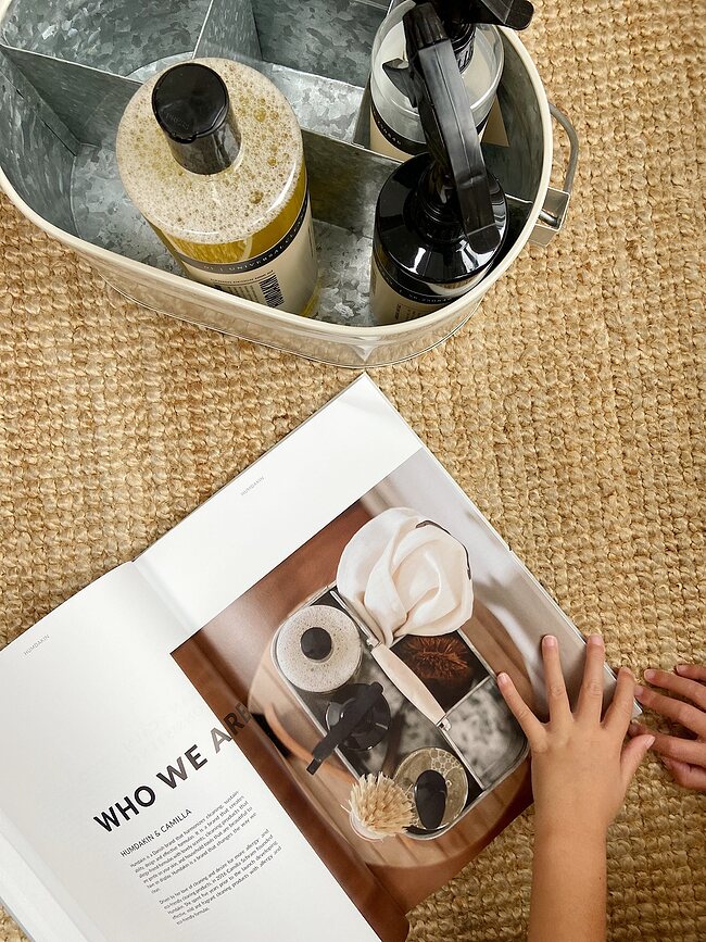 Organizador para productos de limpieza Humdakin System, beige