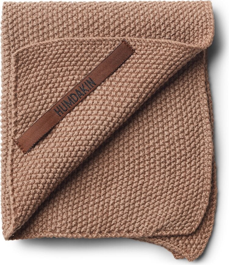 Paño de Cocina Humdakin Knitted, 28 x 28 cm, latte