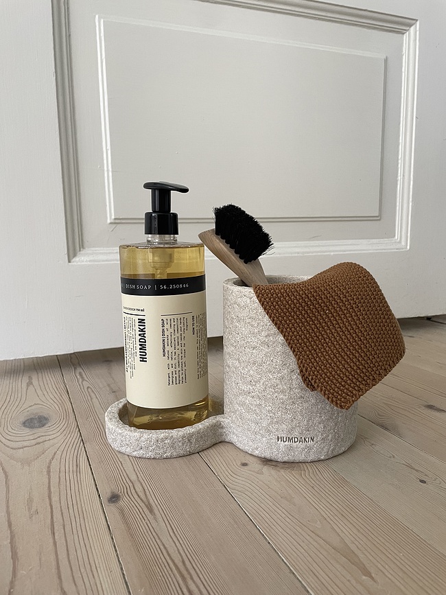 Paño de Cocina de punto Humdakin, 28 x 28 cm, beige jaspeado