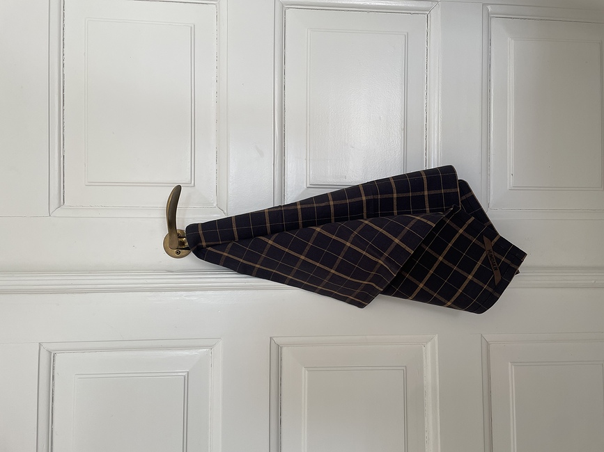 Paños de Cocina Humdakin a cuadros, marrones, 45 x 70 cm, 2 unidades