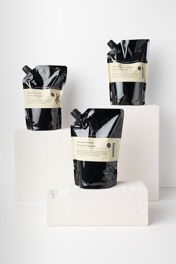 Recambio de Jabón de Manos Humdakin, con manzanilla y espino amarillo, 750 ml