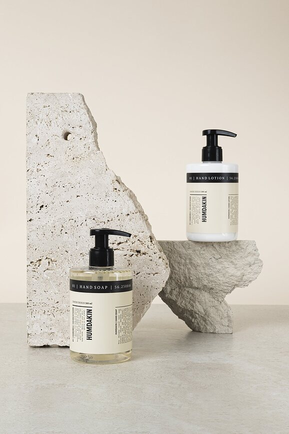 Set de Jabón y Bálsamo de Manos Humdakin, manzanilla y espino amarillo, 2 x 300 ml, 2 unidades