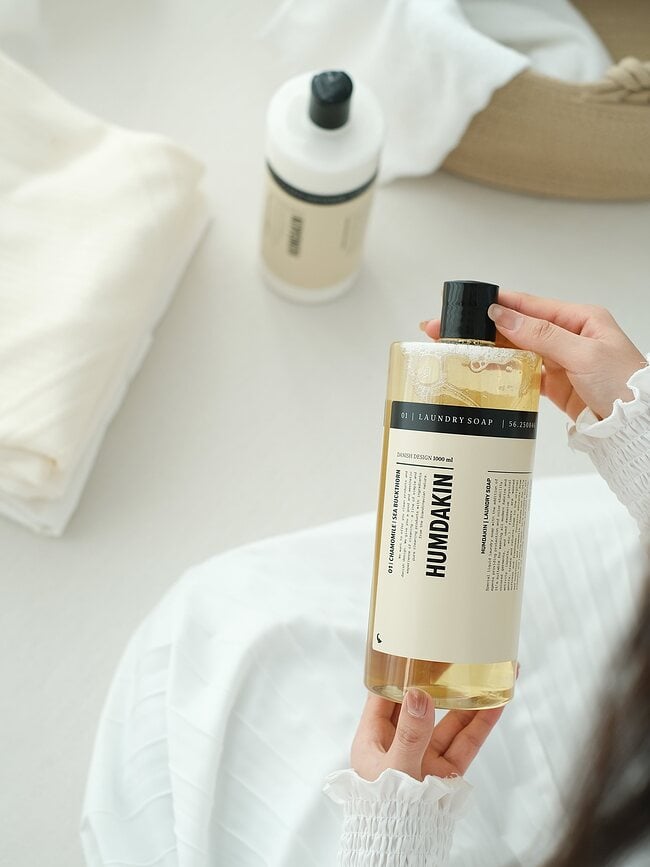 Suavizante para ropa Humdakin, Semilla de algodón y Rosa silvestre, 1000 ml