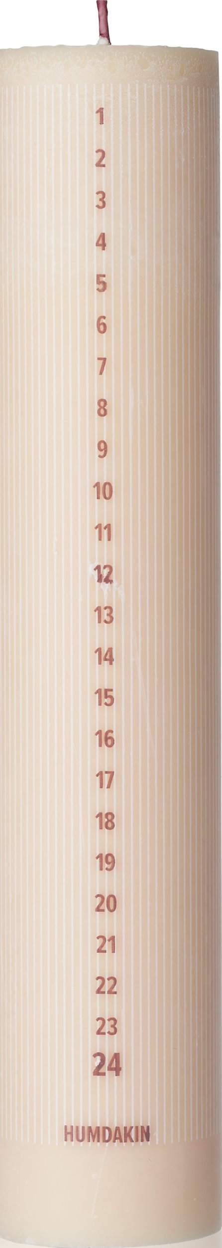 Świeca Humdakin 25 cm beżowa