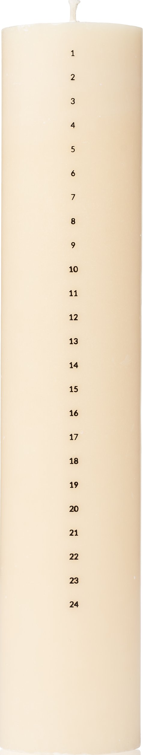 Świeca Humdakin Christmas 25 cm beżowa