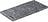 Taca dekoracyjna Humdakin Venice Terrazzo 33 cm czarna