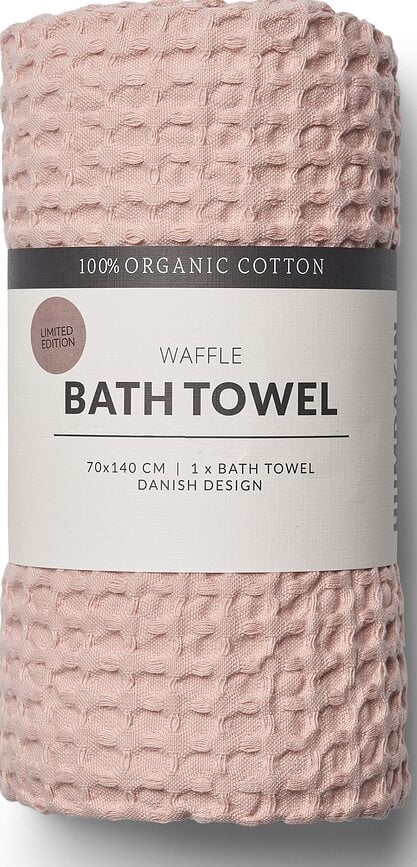 Toalla de Baño Waffle Humdakin, 70 x 135 cm, color crema
