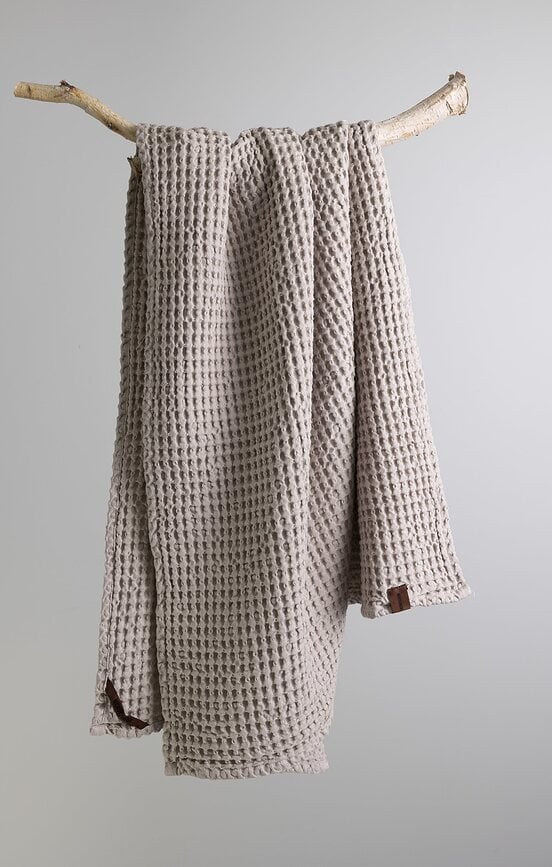 Toalla de Baño Waffle Humdakin, 70 x 135 cm, color crema