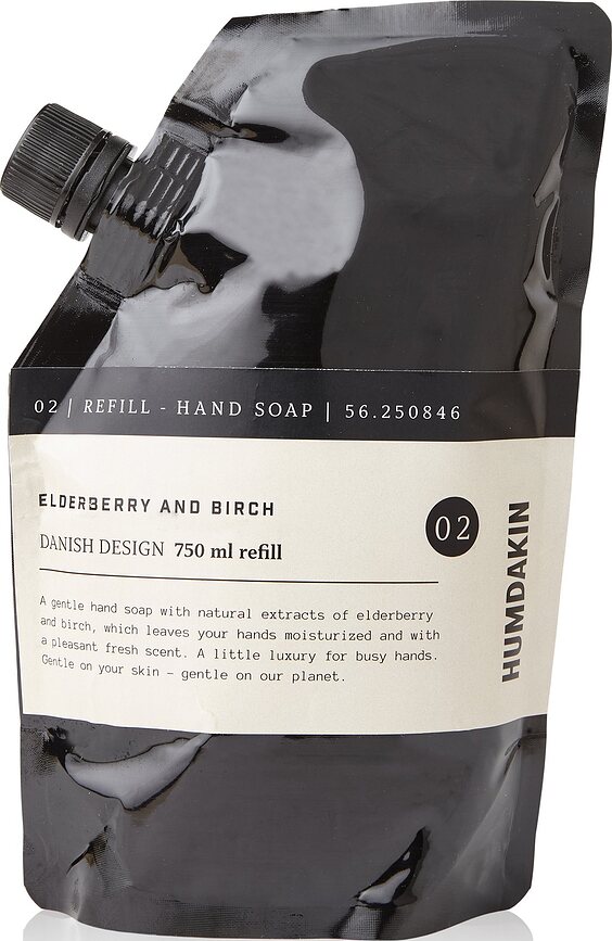 Uzupełnienie mydła do rąk Humdakin Elderberry and Birch 750 ml