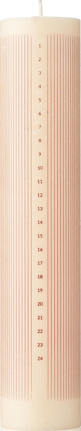 Vela Humdakin de Navidad, 25 cm