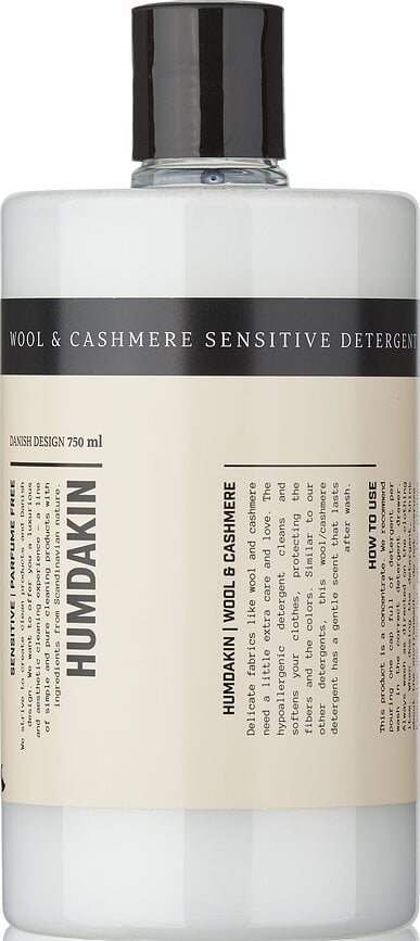 Vilnos ir kašmyro skalbimo skystis Humdakin Sensitive 750 ml