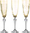 Copas de Champán Veranda, 200 ml, doradas, 3 unidades