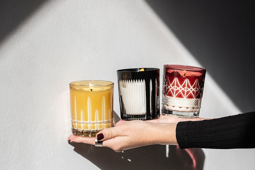 Huta Julia Milan Glamour Bougie Parfumée en cristal