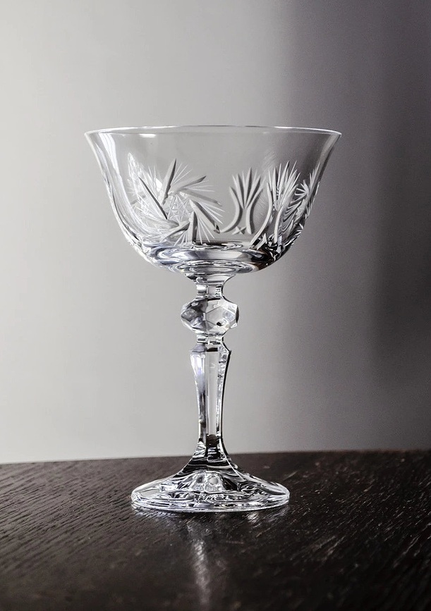 Kozarci za šampanjec Młynek ploski 180 ml, 6 kos