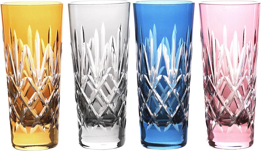 Kozarci za vodko Ananas 90 ml, 4 kos