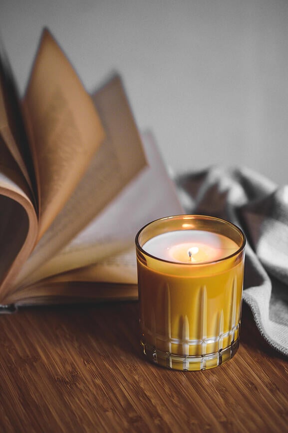 Vela Aromática de cristal Huta Julia Milan Glamour