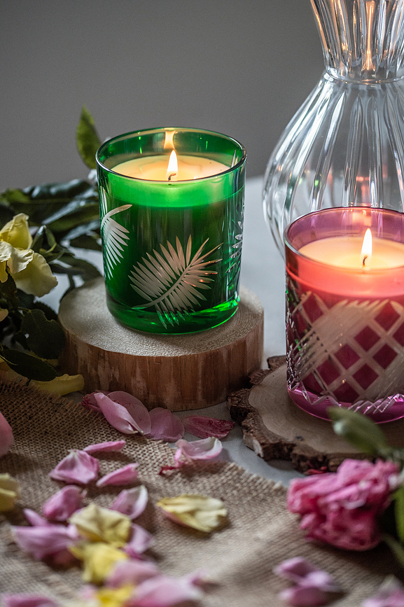 Vela aromática de cristal Huta Julia Rio De Janeiro Energy