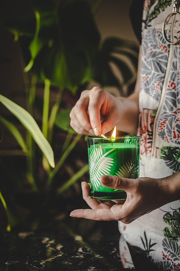 Vela aromática de cristal Huta Julia Rio De Janeiro Energy