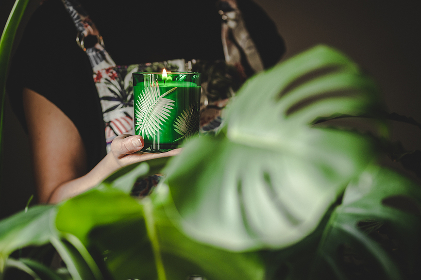 Vela aromática de cristal Huta Julia Rio De Janeiro Energy