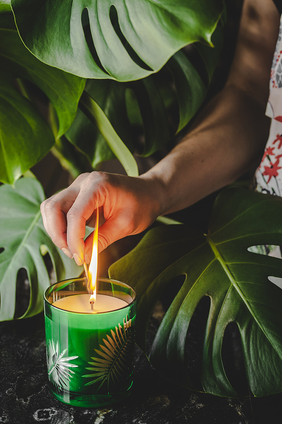 Vela aromática de cristal Huta Julia Rio De Janeiro Energy