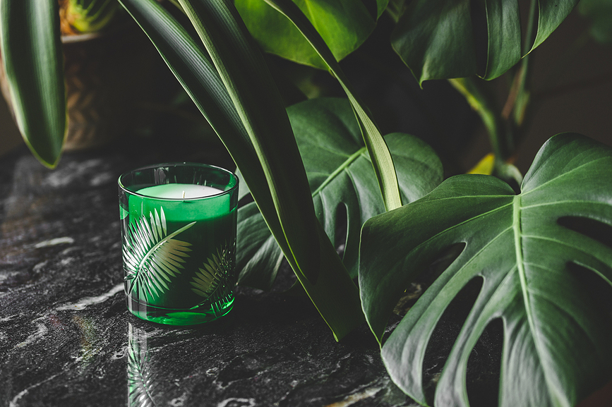 Vela aromática de cristal Huta Julia Rio De Janeiro Energy