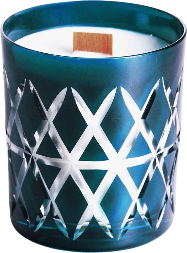 Vela aromática en cristal Huta Julia Nuta Karkonoszy