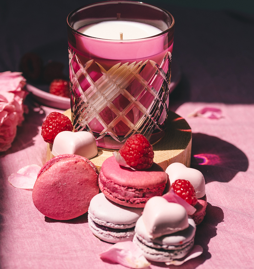 Vela aromática en cristal Huta Julia Paris Elegance