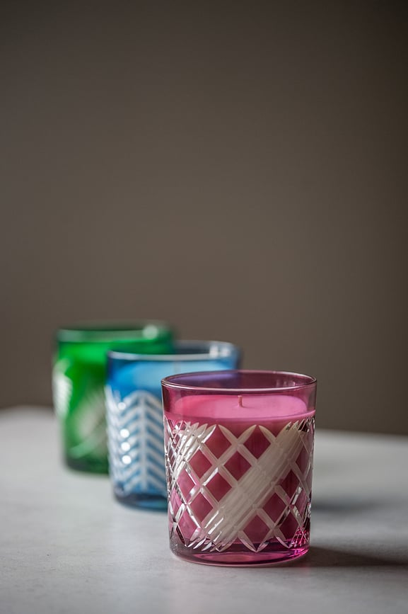 Vela aromática en cristal Huta Julia Paris Elegance