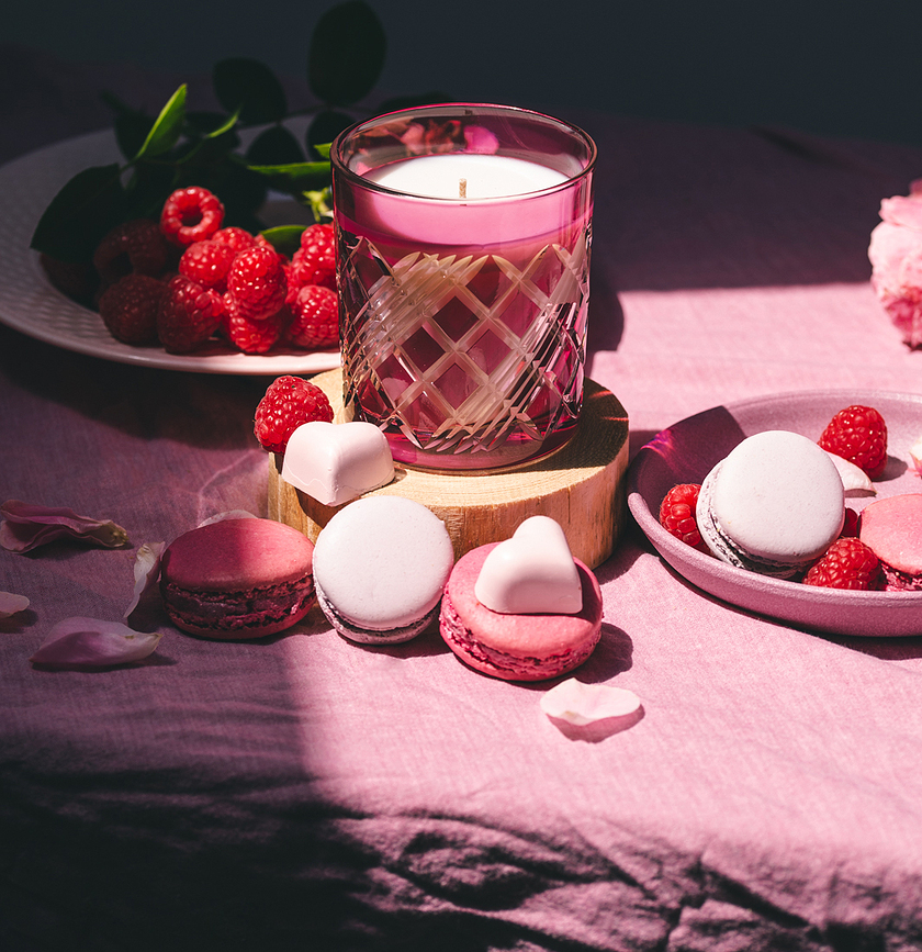 Vela aromática en cristal Huta Julia Paris Elegance