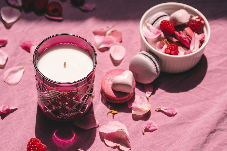 Vela aromática en cristal Huta Julia Paris Elegance