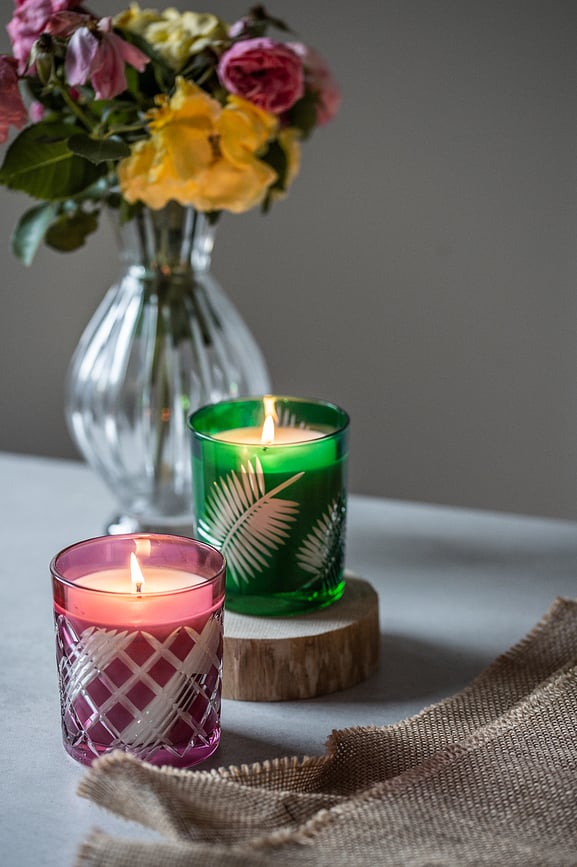 Vela aromática en cristal Huta Julia Paris Elegance