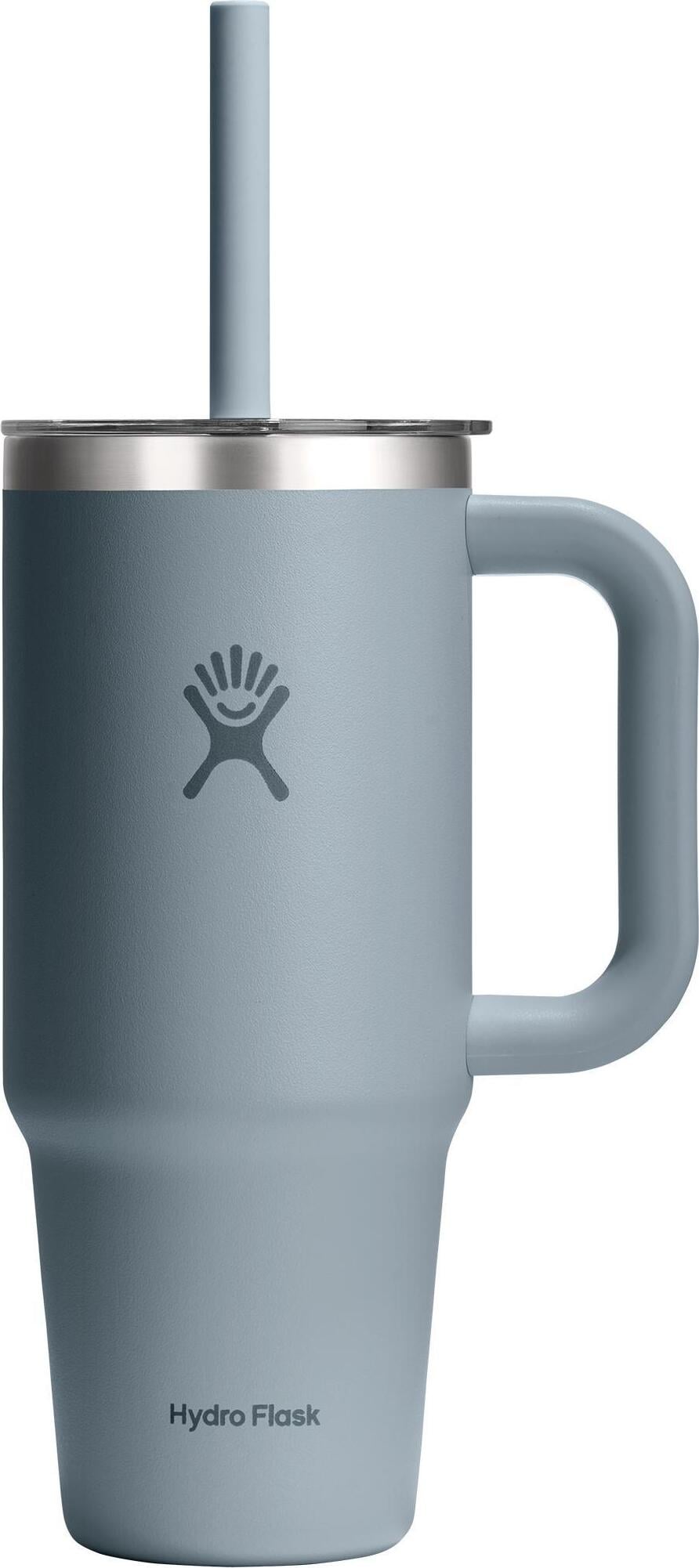Hydro Flask Thermobecher mit Griff und Strohhalm 710 ml, Shale Gray