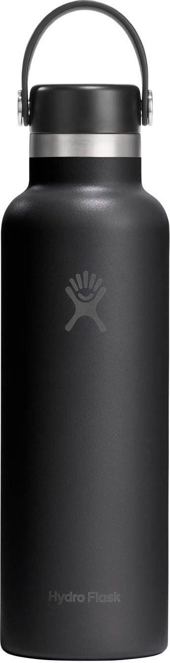 Hydro Flask Thermoflasche mit schmaler Trinköffnung 621 ml, Black