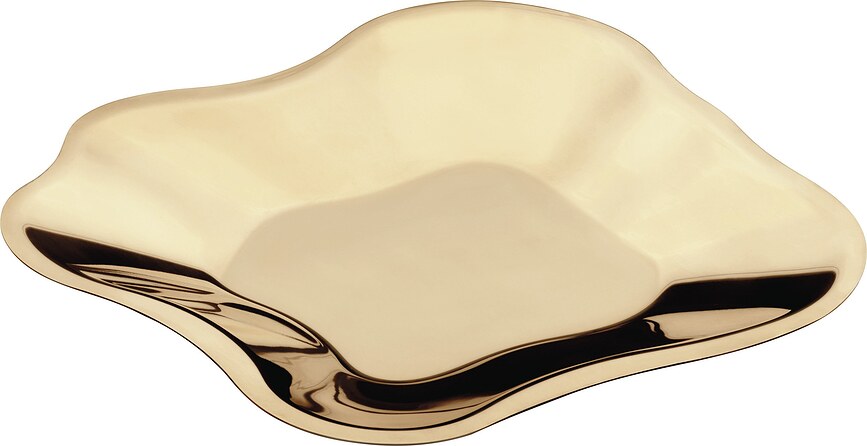 Aalto Coupe en acier, 35,8 cm, or rose