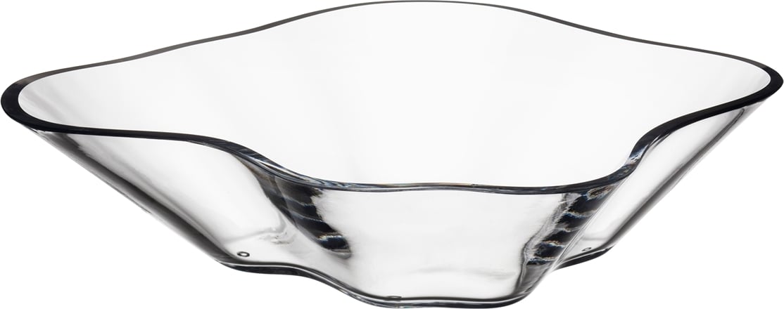 Aalto Dekoschale 27,9 x 7,5 cm, transparent